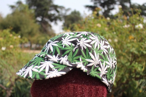 CYCLING CAP CANNABIS HANDMADE IN USA S M L - Picture 4 of 10