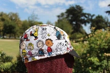 CYCLING CAP CHARLIE BROWN PEANUTS HANDMADE IN USA, NO FROM CHINA   S M L