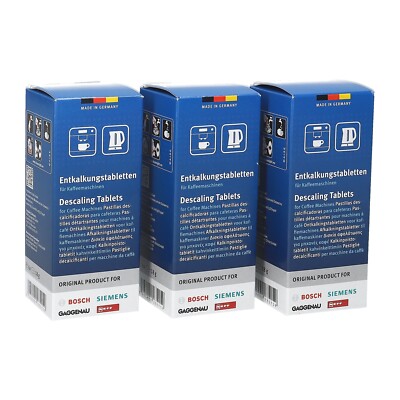 3x Bosch Siemens Entkalkungstabletten Entkalker Tassimo Gaggenau 00311864 311864