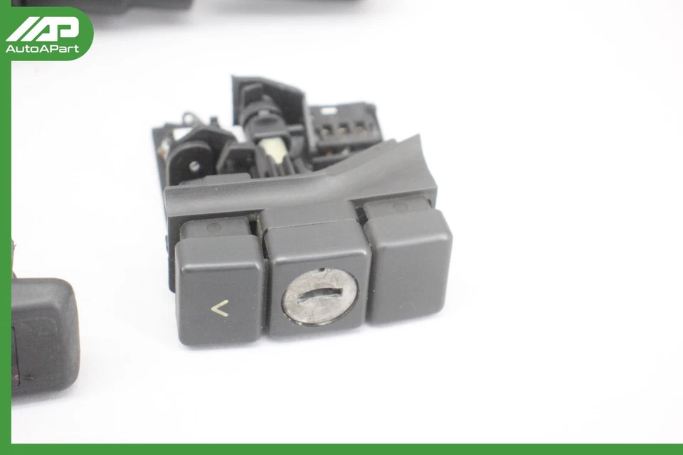 ✅ 90-95 Mercedes R129 SL320 Ignition Switch Glove Trunk Lock Key Set Assy OEM - Image 4 of 4