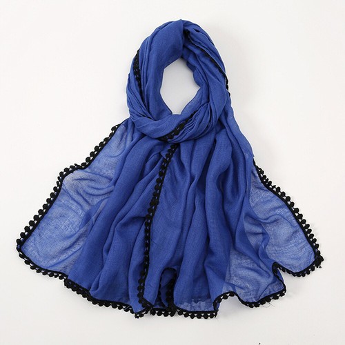 Mujeres Musulmanas Hijab Bufanda Simple Bufandas Challes Envuelve Suave Pañuelo - Imagen 25 de 26