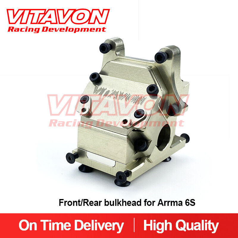 Vitavon CNC Aluminum Front/Rear Bulkhead Set For Arrma 6S Mojave, Senton, Kraton - View #4