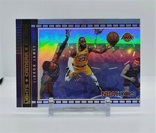 2021-22 Panini NBA Hoops Lebron James Lights Camera Action Holo #28 Lakers