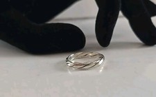 Wheeler Mfg Co Braided Ring Sterling Size 7 WMCO