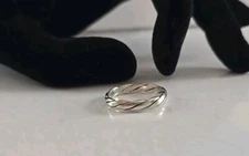 Wheeler Mfg Co Braided Ring Sterling Size 7 WMCO