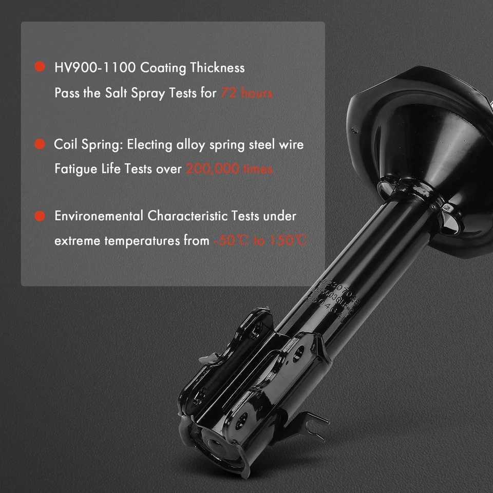 Nuevo Par (2) Amortiguador Delantero Izquierdo y Derecho Puntal para Nissan X-Trail 2005-2006 Foto 4 de 4