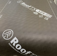 Breathable Membrane RoofTX 125 Roofing Black 125gsm 1m x 50m / cut to size.