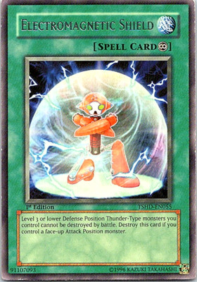 Electromagnetic Shield TSHD-EN055 Yu-Gi-Oh! Card Light Play 1st Edition