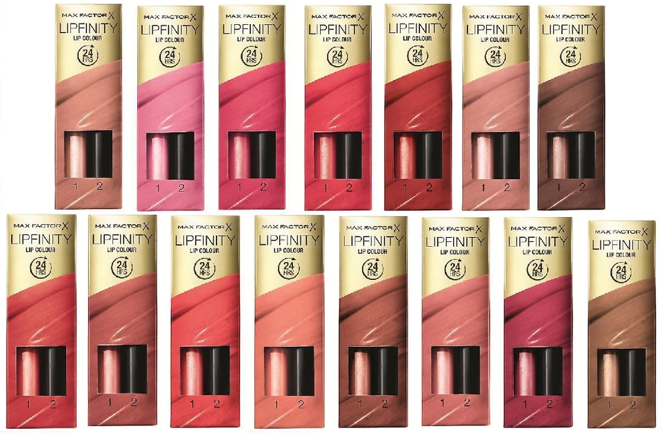 2 x Max Factor Lipfinity Lippenstift Lip colour 24h halt verschiedene farben