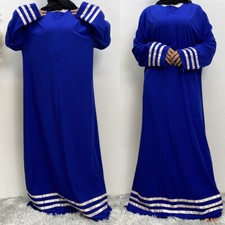 Dubai Abaya Muslim Women Long Sleeve Maxi Dress Kaftan Turkey Islamic Party Gown