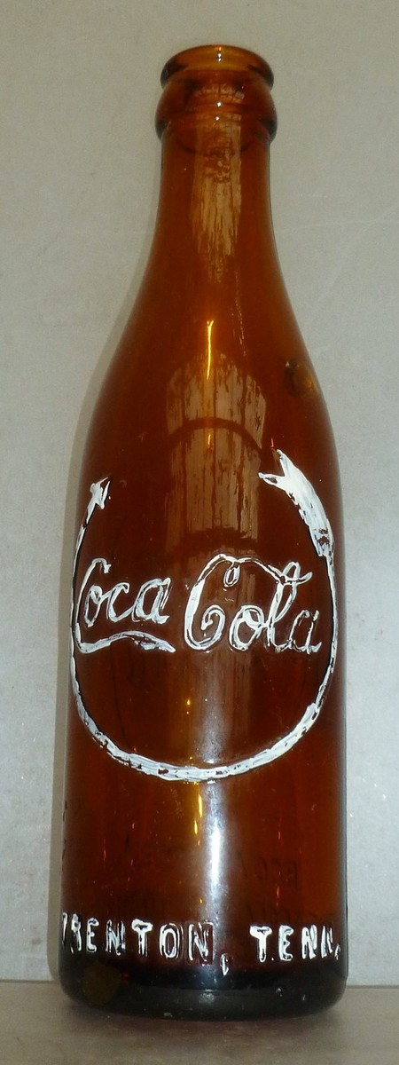 AMBER TENNESSEE COCA COLA BOTTLE-S/S Trenton-Horse Shoe