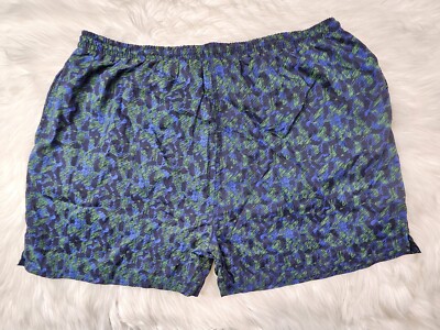 Short Vintage Wilson Advantage Années 90 - Femme Taille L - Nylon Bleu Baggy Tennis