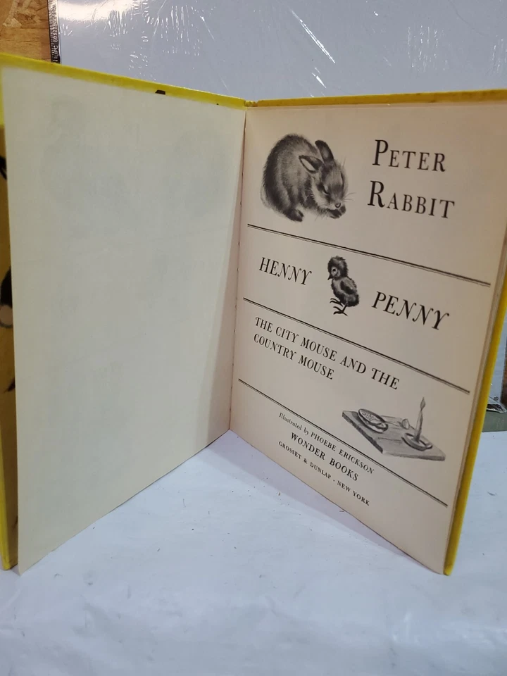 Vintage Peter Rabbit Wonder Book HC 1947 Beatrix Potter Children's Story Book Foto 4 de 4