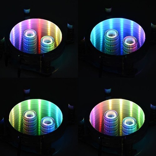 CPU Water Block For AM2 AM3 AM4 3D Ryzen Processor Infinite Gradient - Picture 3 of 8