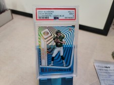 Zach Wilson 2021 Illusions Light Blue Illusionists RC PSA 9 T7311