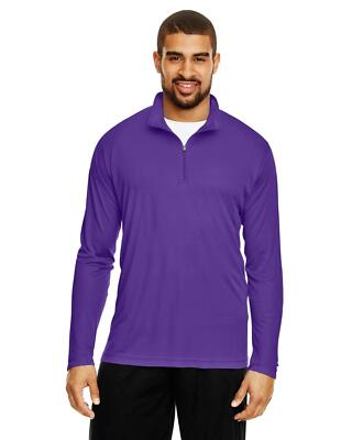 Team 365 Mens Quater Zip UV Protect Performance Jacket TT31