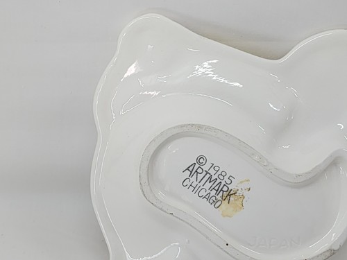 Unicorn Trinket Catch All Tray Plate Dish Spoon Rest Jewelry Tray Ceramic White - Picture 9 of 12