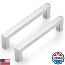 Probrico 25 Pack Stainless Steel Modern Kitchen Cupboard Handles 5 Inch Holes