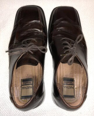 GC mens rich brown leather Natha Studio dress shoes sz10 Natha studio brown leather - Gem main image 2