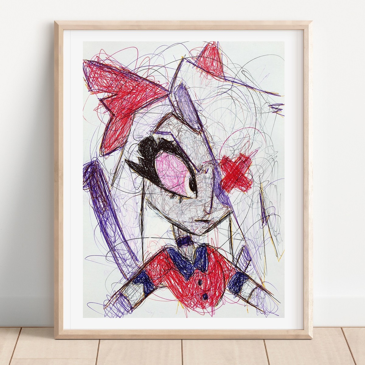 Vaggie Ballpoint Pen Print, Hazbin Hotel Art Poster | eBay