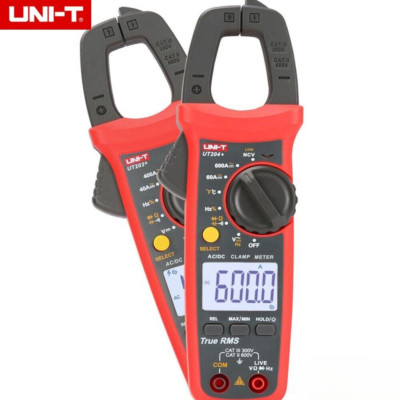 UT204+ UNI-T TRUE RMS Digital Clamp meter AC DC NCV MultimeterCap Live Wire Test