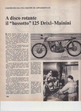 advertising pubblicita-MOTO DRIXL MAININI "BASSOTTO" '70 MOTOITALIANE MOTOSPORT