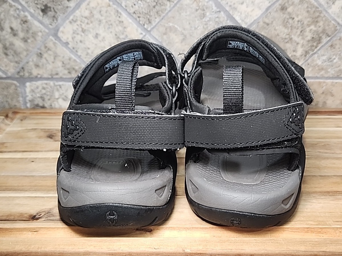 Teva Meacham Men’s 10 Black Open Toe Outdoor Hiking Sandals Summer Walking‎ 1110392-BLK_1.png main image 3