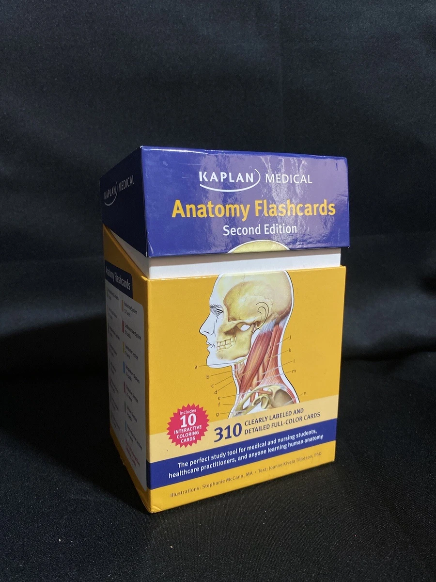 Kaplan Medical Anatomy Flashcards Anatomy Flashcards,, 45 OFF