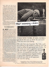 Jack Daniel's Whiskey 1979 Picture Print Ad Clipping Pg Bass Saddles & Bucks ad