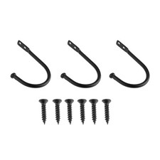 1X Wall Hooks With Screws For Hanging Towel/Clothes/Hat/Bag/Key/Scarf