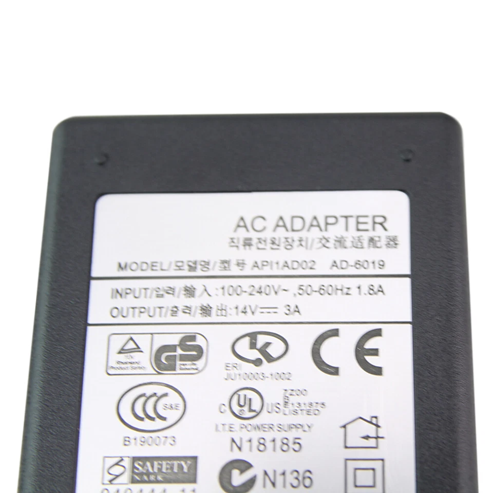 For Samsung S32E511C S24E510C S27E500C Monitor Power Aadapter Charger 14V 3A - Image 4 of 4