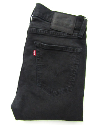 Levi's Skinny Taper 84558 Big E Herren Jeans W32 L32 Schwarz Stretch LEVF486