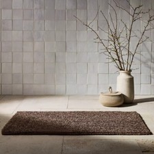 Organic Melange Reversible Bath Rug One Fig