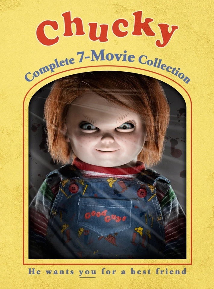 CHUCKY COMPLETE 7 MOVIE COLLECTION CHILD'S PLAY 1+2+3+4+5+6+7 New 7-Disc DVD SET - Image 3 of 3