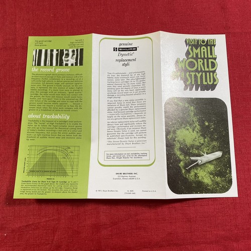 Shure Stylus Advertising Brochure ‘Visit to the Small World of A Stylus’ - Picture 3 of 3