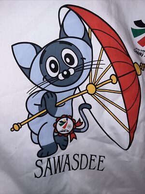 Vintage 1995 Sea Games Men XL Jacket 18th Chiangmai Mai Sawasdee