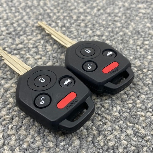 x2 OEM SUBARU 2017-2019 Key Fob Remote Keyless Entry CWTB1G077 BLACK POD H CHIP - Picture 10 of 18