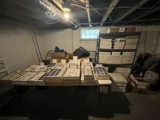 HUGE Sports Cards Storage Estate Vintage 100 Card Lots, HOF, Rookies, MVPs