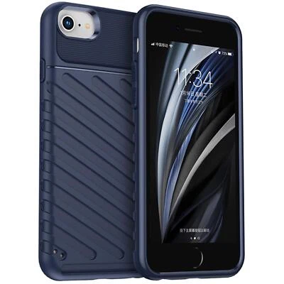 COOLGADGET Funda Protectora Blindada para Apple iPhone SE 2 Silicona Slim Case TPU Cover Mate