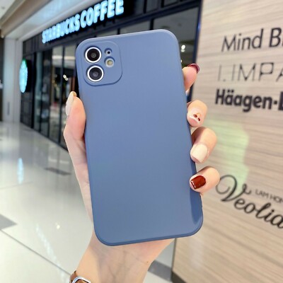 Case For iPhone 16 15 Pro Max 14 13 12 11 Plus 8 7 SE Shockproof Silicone Cover
