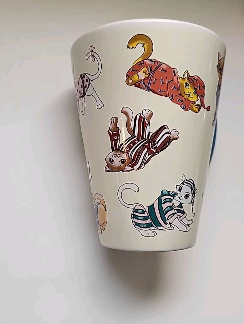 Ambiance Conversation Isn't That The Cat's Pajamas Coffee Mug Ceramic Tea 12oz  thumbnail 3