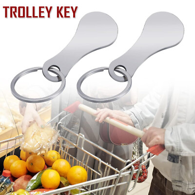 New Removable Shopping Trolley Token Key Unlocker Keyring ALDI Coles  Woolworths Australia