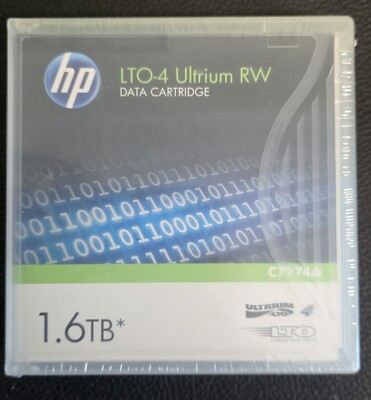 HPE LTO-4 Ultrium RW 1,6TB Bandkassette (C7974A)   Neu, Originalverpackt, Japan