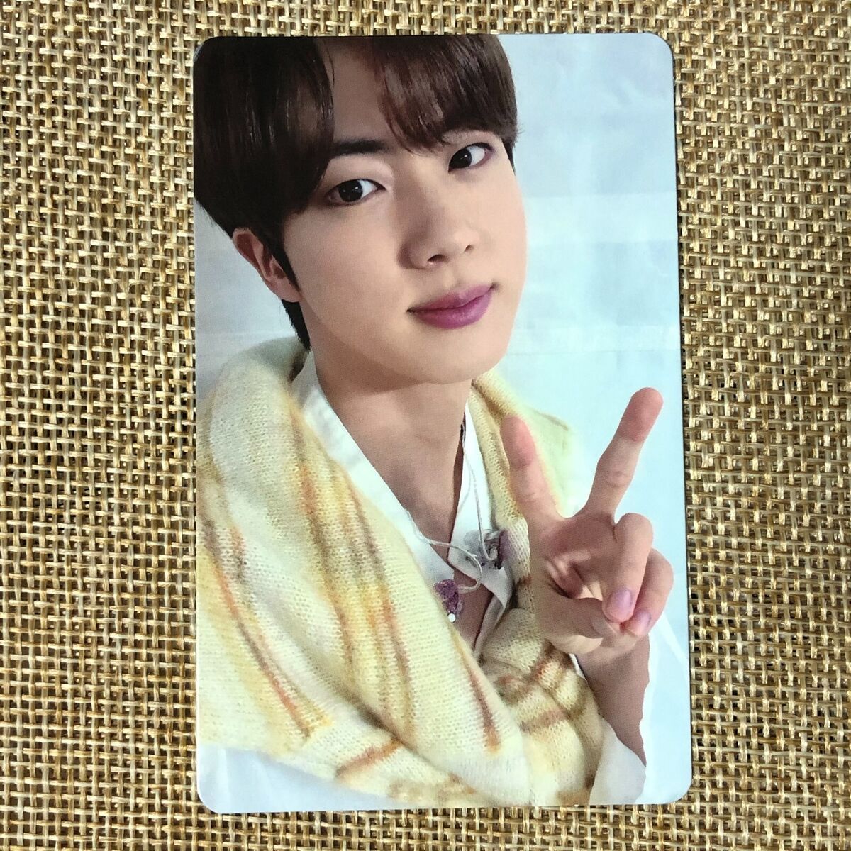 BTS JIN [BE Essential Edition] Official Photocard + Holder