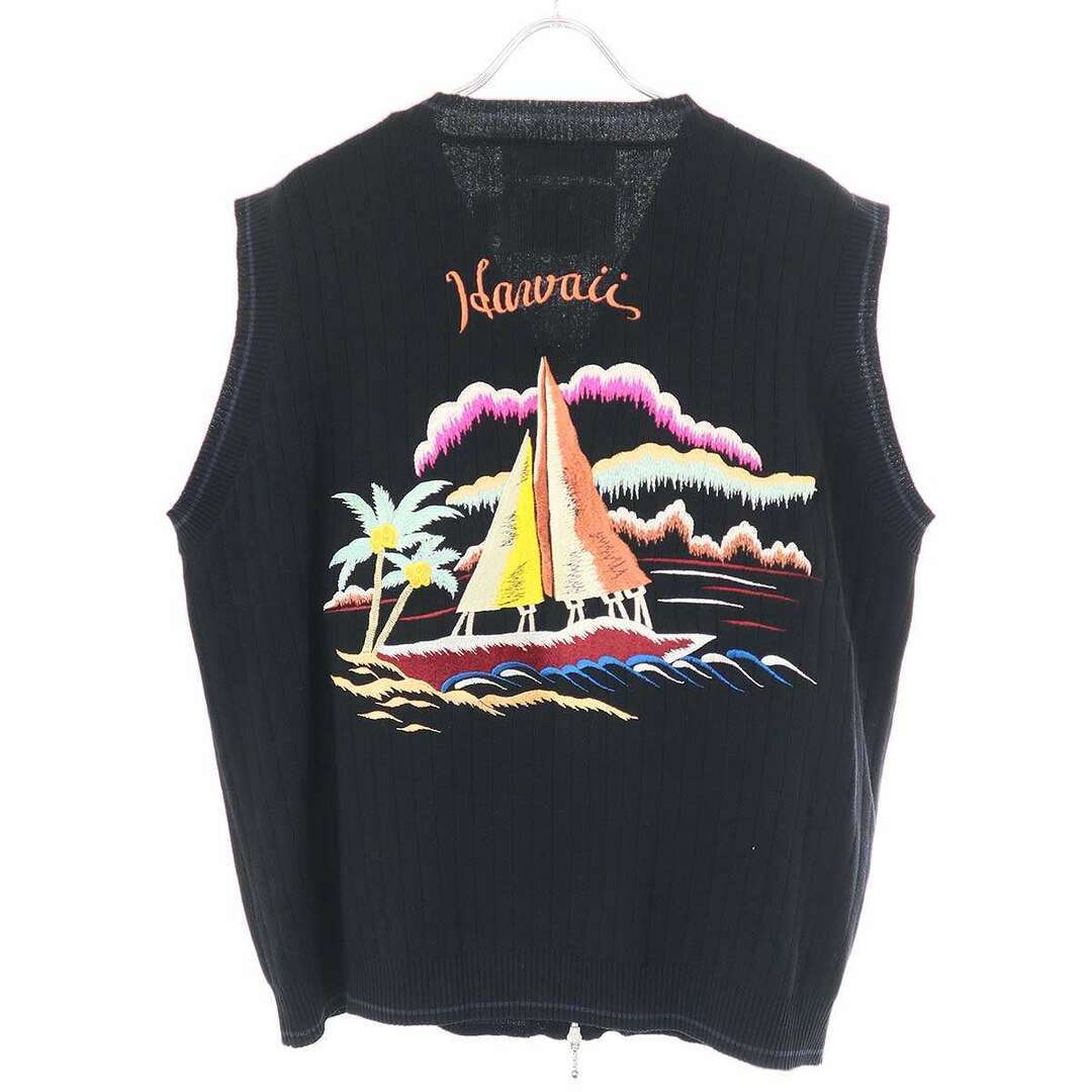DAIRIKU 24SS Hawaii Zip Up Knit Vest K-3 Black M Used MESC-0 | eBay
