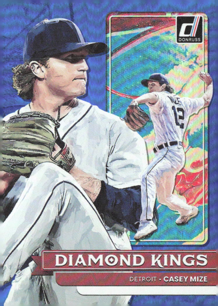 2022 Donruss Casey Mize #8 Holo Blue