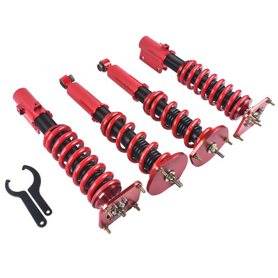 パーツ Adjustable Coilover Suspension Set (Red) Coilover Suspension Kit For Mazda RX-7 RX7 FC FC3S 1986-1991