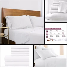 Southshore Essentials Premium Collection Six-Piece Sheet Set California King 