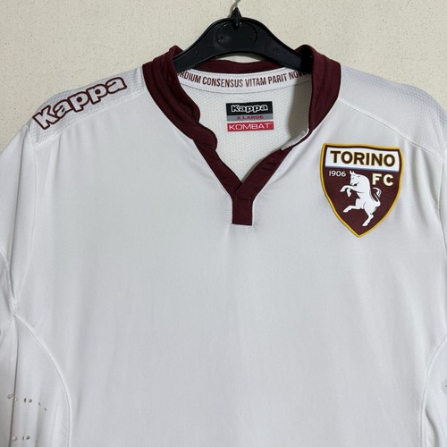 Torino FC Jersey Youth Teen X-Large White Kappa Soccer Football - Picture 8 of 12