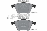 1 X Bremsbelagsatz BremsbeläGe Textar 2395001 FüR Audi A6